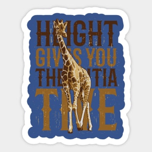 Giraffe - Saying - Writing Sticker